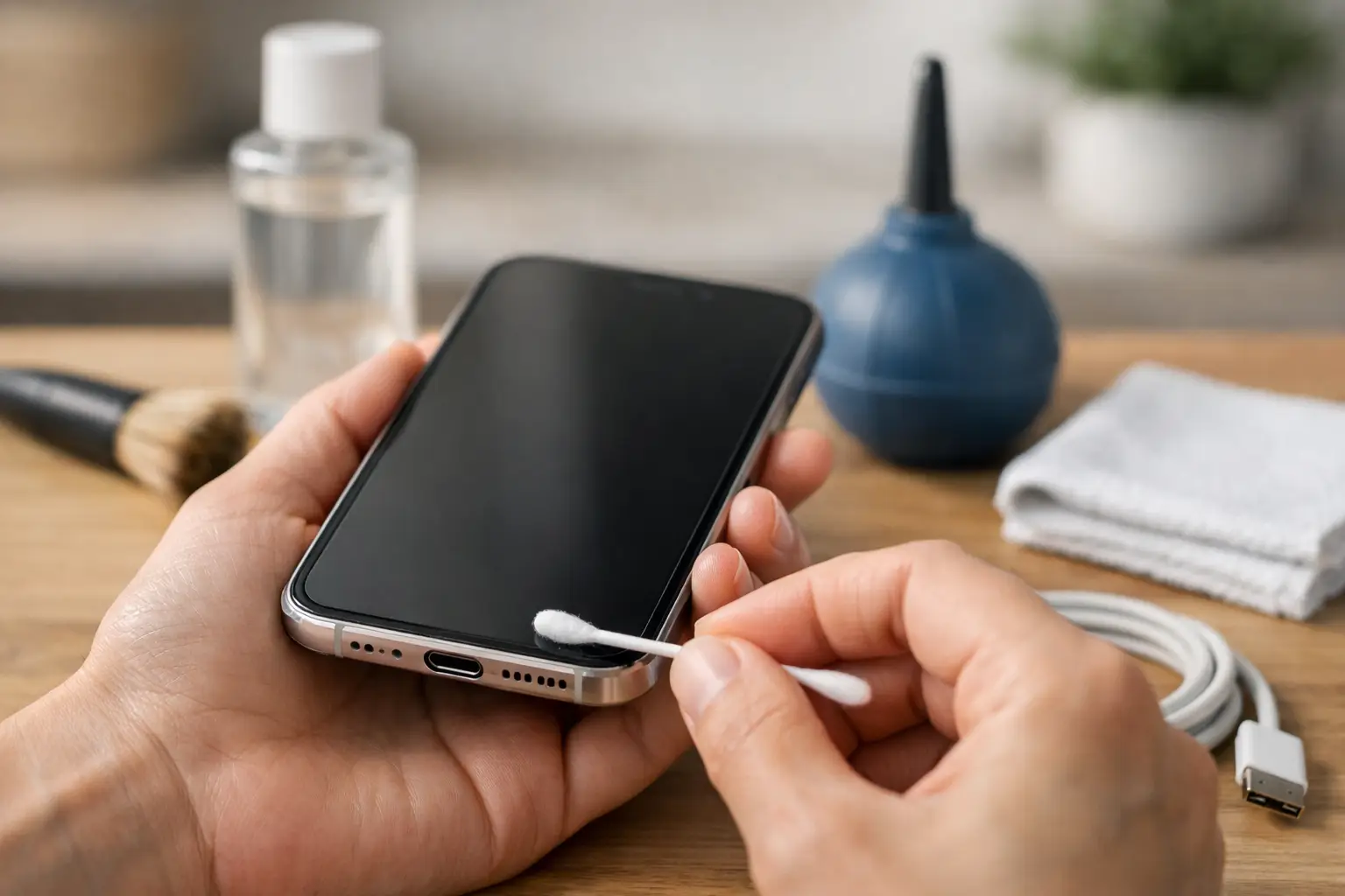 How to Clean a Charging Port Safely at Home